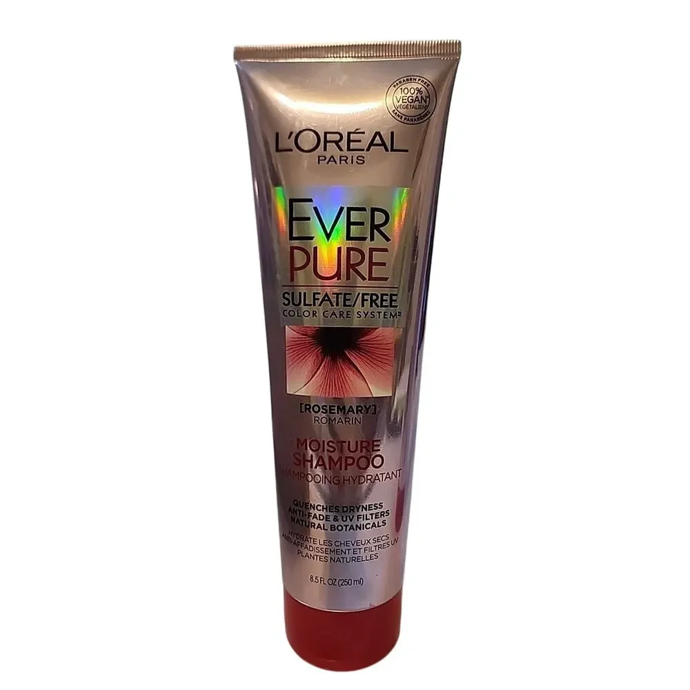 L'Oreal Paris Ever Pure 100% vegan Moisture Shampoo Rosemary 8.5 FL Oz Sulfate